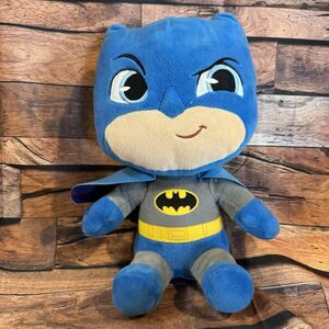 Batman Plush Toy With Soft Cape & Mask Stuffed Figure DC Comics Super Heroes 10”